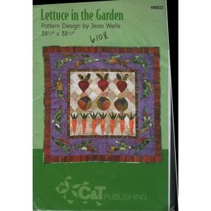 Lettuce in the Garden Quilt Pattern Jean Wells C&T Publishing 80022 Bunnies 38.5